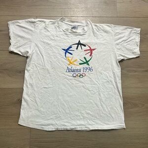 1996 Atlanta Olympics Vintage Tee SHIRT – Retro Sports Collector’s Must-Have